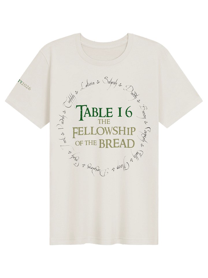 Table 16 - Fellowship of the Bread Tee product image (1)