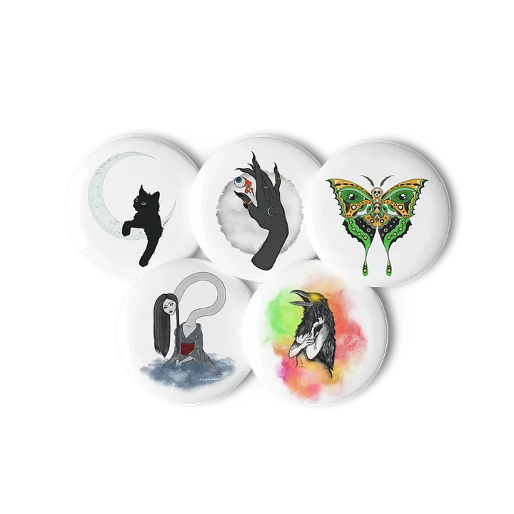 Spooky Pin Button Set 2 product image (3)