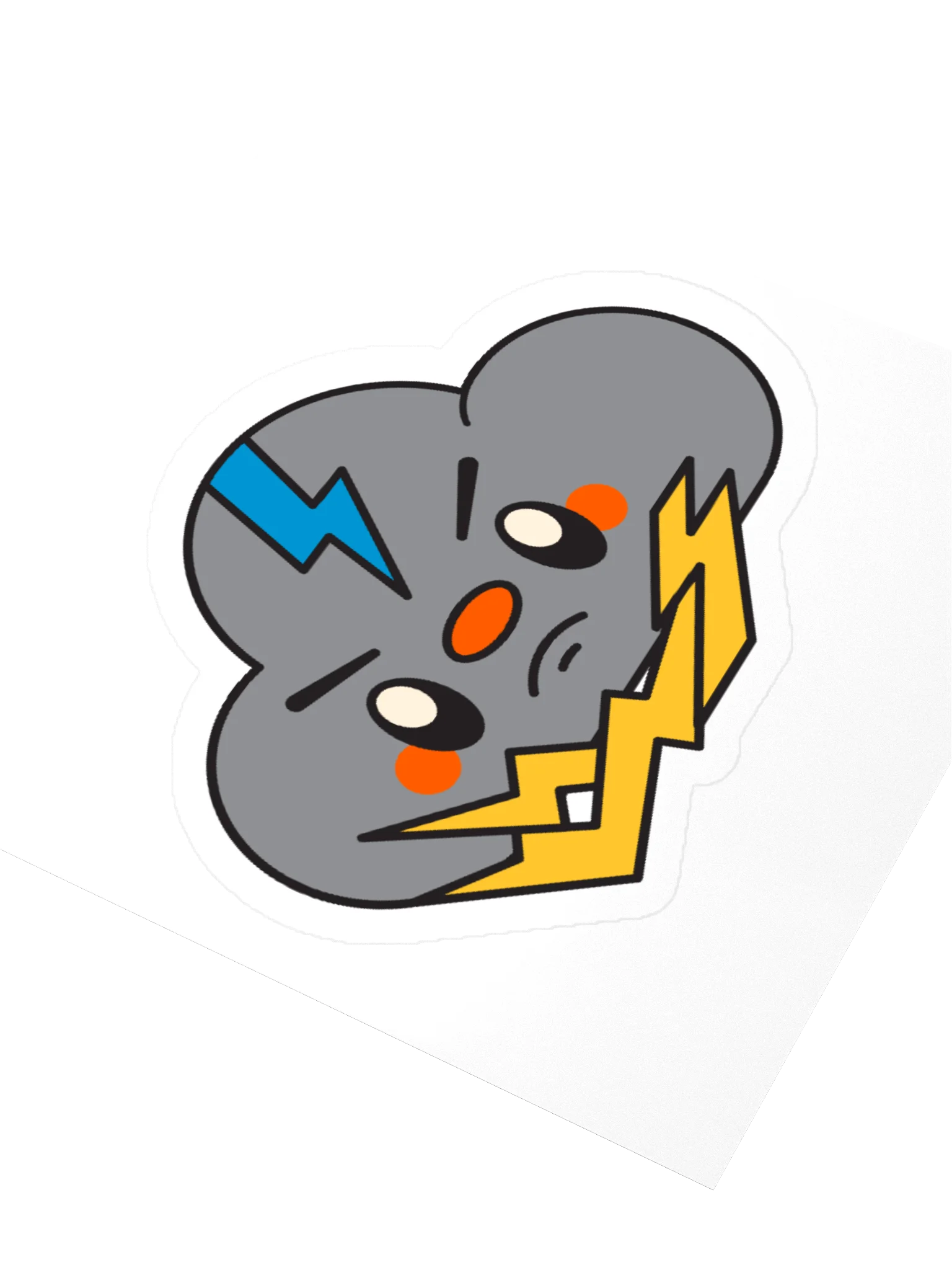 Thundercloud Kawaii Sticker product image (8)