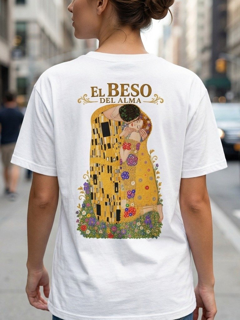 El Beso del Alma – Camiseta de Arte Clásico product image (3)