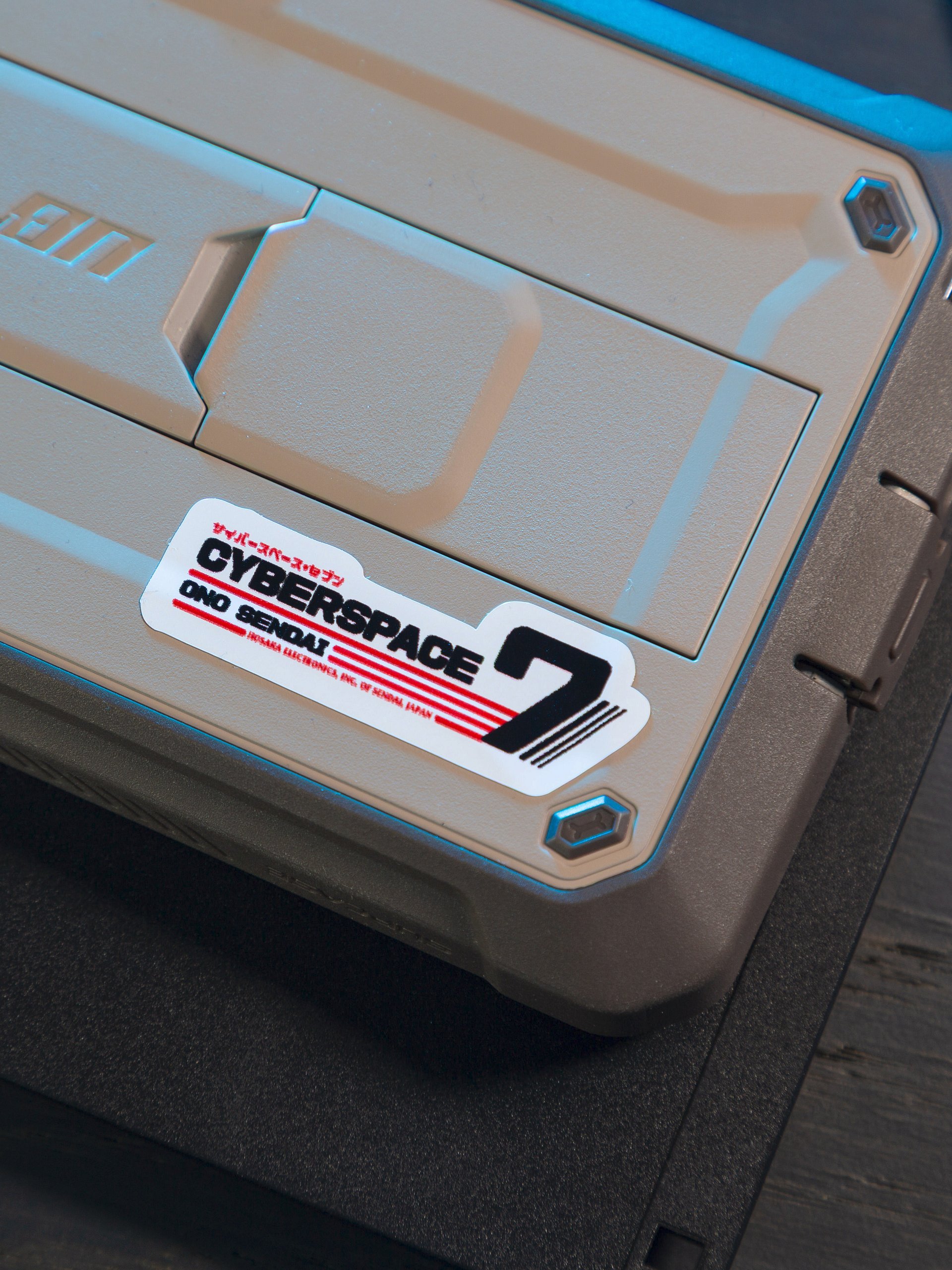 Hosaka Ono-Sendai Cyberspace 7 stickers (horizontal/black) product image (2)
