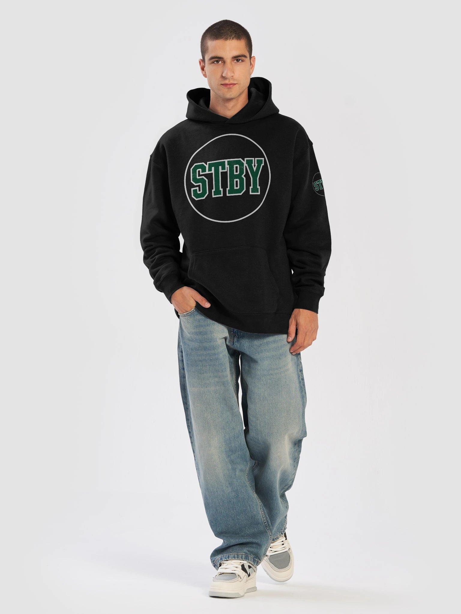 STBY Collegiate Green Hoodie product image (25)