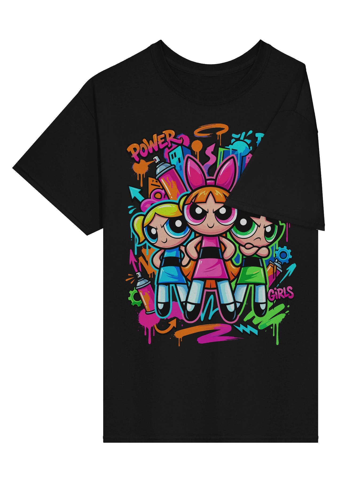 Power Puff Girls graffiti t-shirt product image (22)
