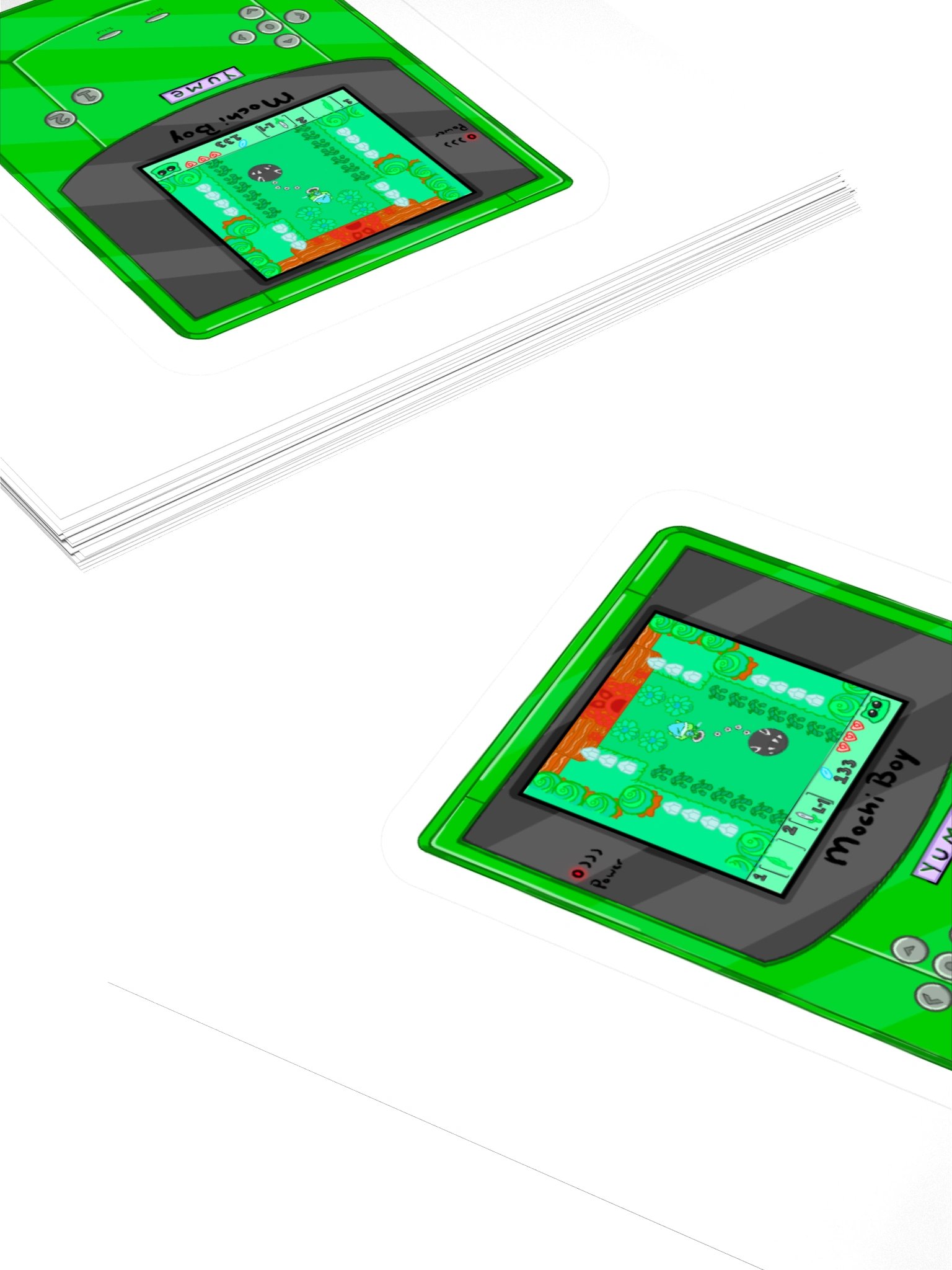 Mochi Boy Green! Sticker product image (15)