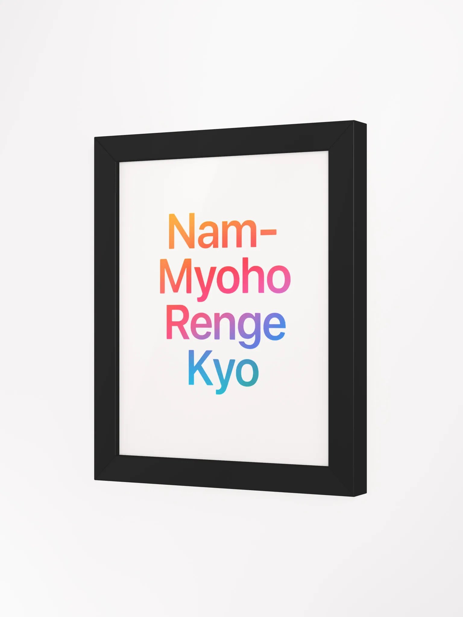 Nam-Myoho-Renge-Kyo Framed Wall Art product image (3)
