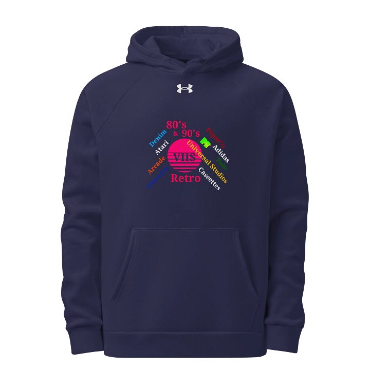Retro VHS Pop Culture Graphic Hoodie product image (1)
