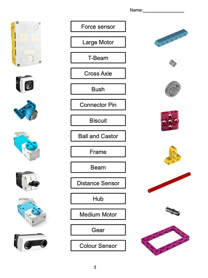 10 Spike Prime Worksheets - Print as many as you need! product image (1)
