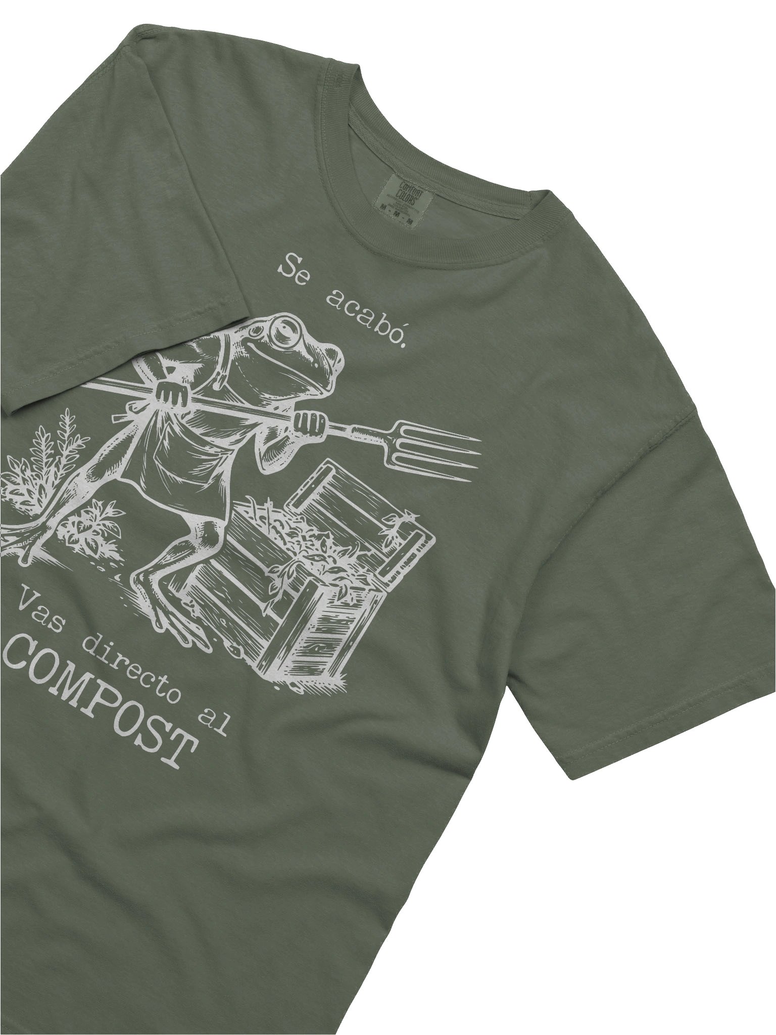 Camiseta Se Acabó Vas Directo al Compost | Camiseta Divertida de Jardinería | Camiseta Moss para Amantes del Huerto product image (5)