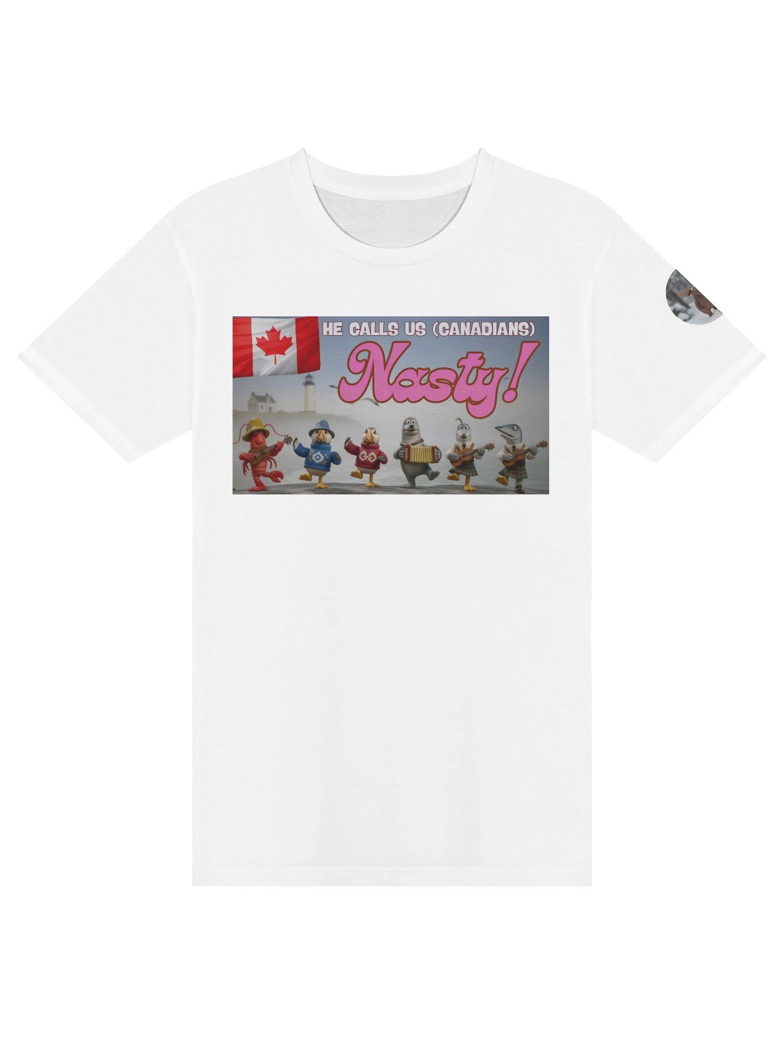 He Called Us Nasty | Essential Character Tee Heavyweight (White) product image (1)