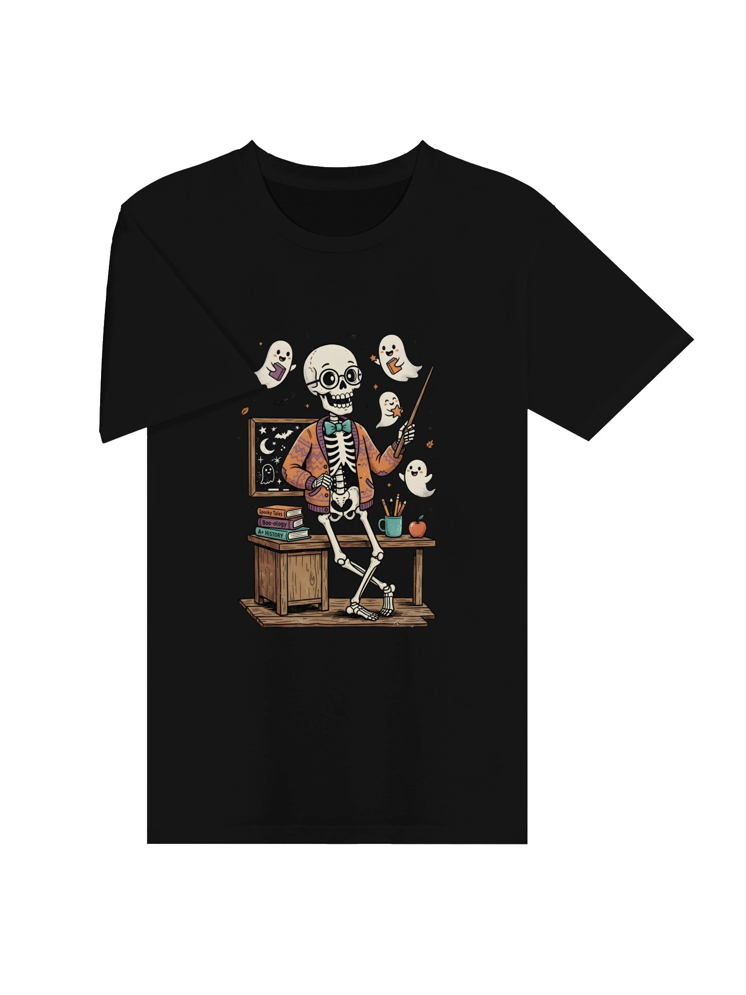 Funny Skeleton Holiday Christmas T-Shirt | Spooky Ghost Holiday Graphic Tee | Unisex Festive Gift product image (30)