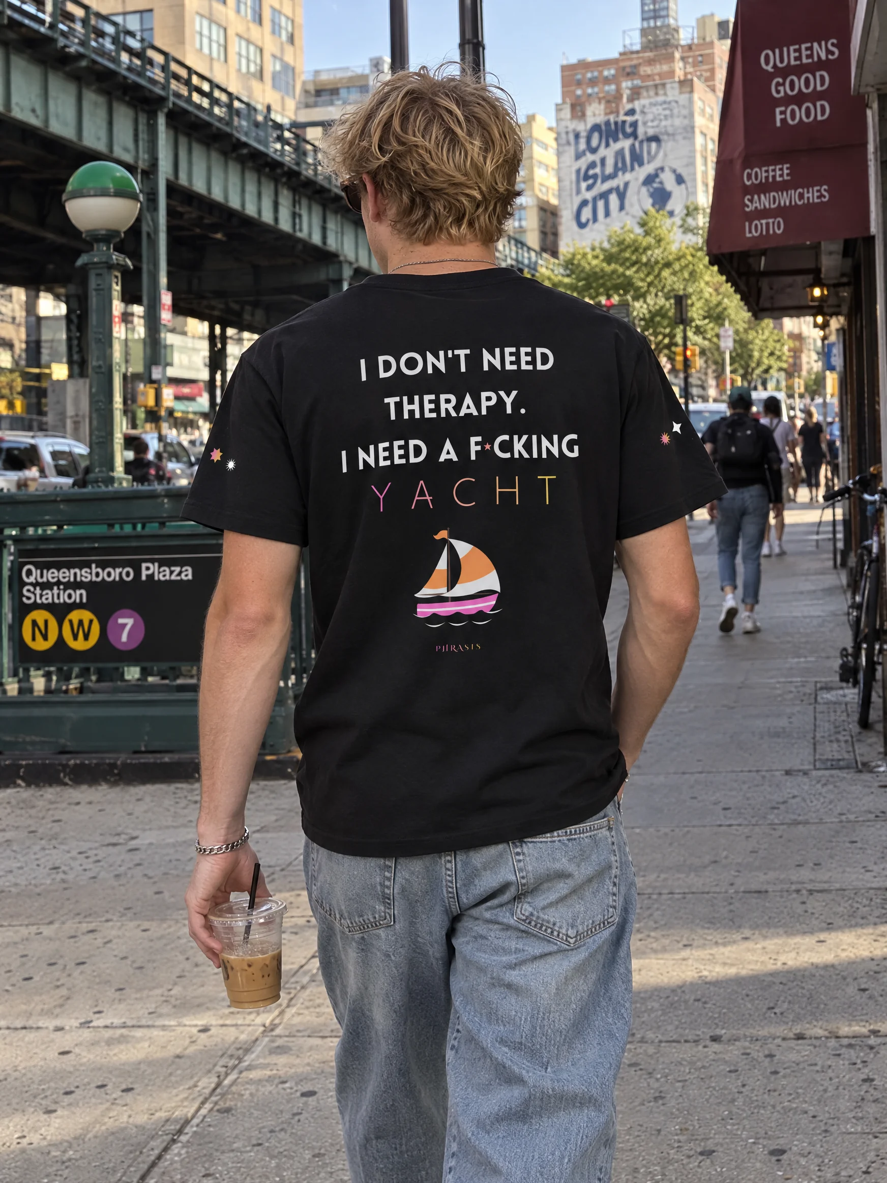 I don't therapy. I need a fucking yacht. #2 — Black — photo 1 of 9