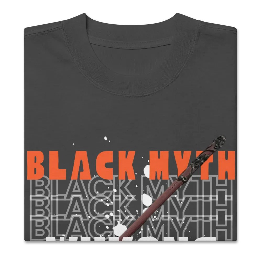 Wukong's Faded Myth Oversized Tee product image (5)