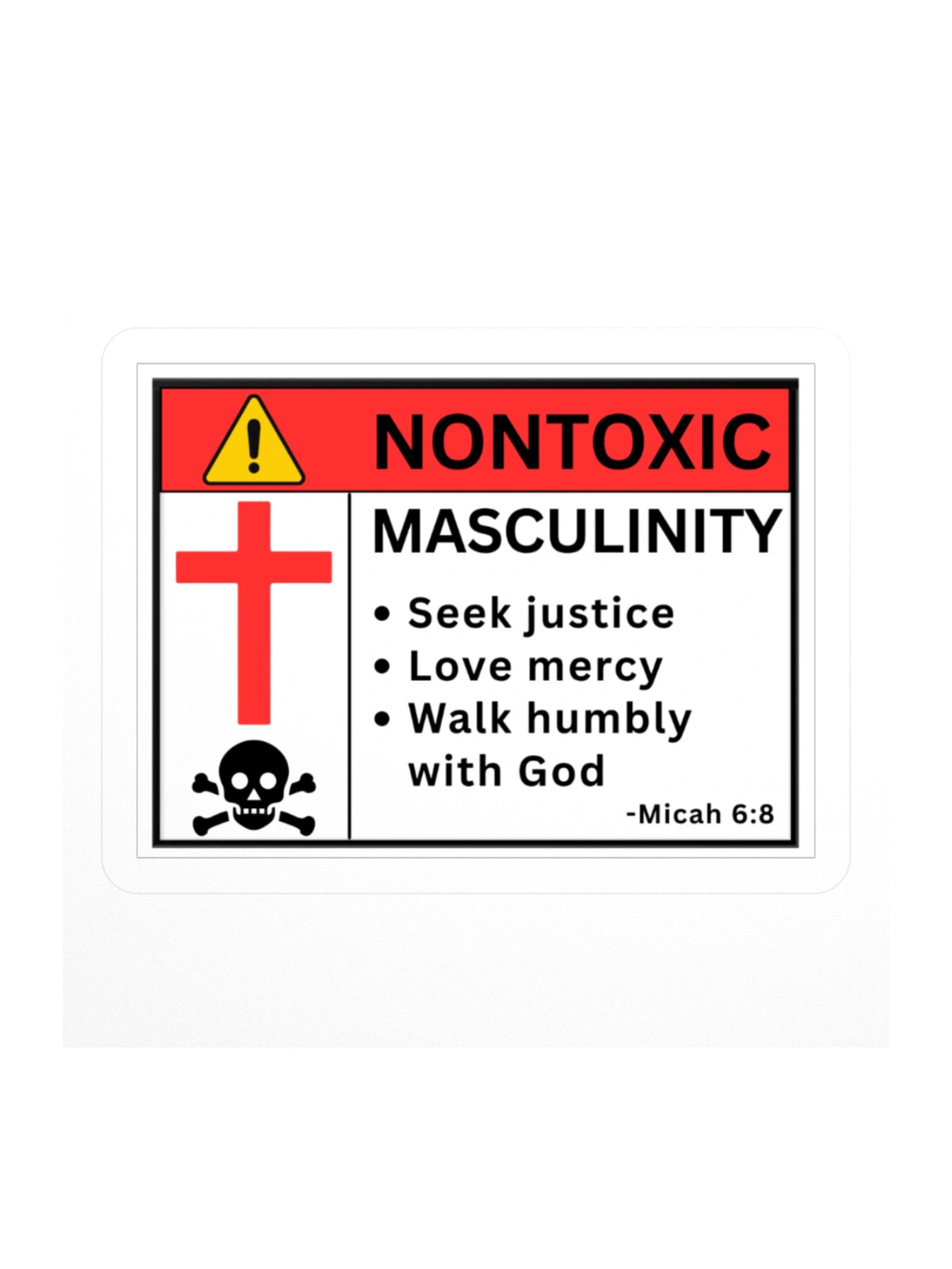 Non-Toxic Masculinity Sticker product image (1)