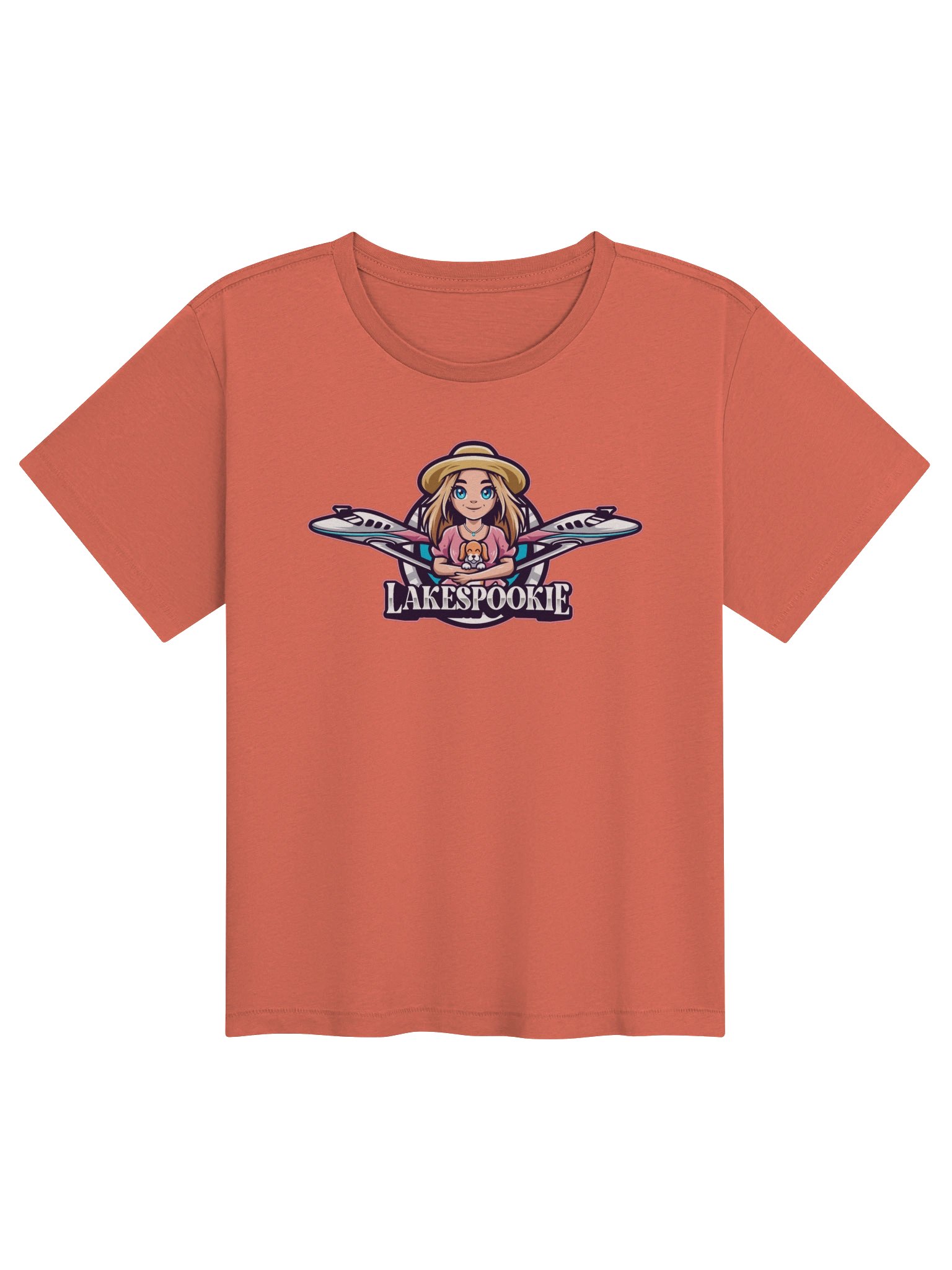 Lakespookie Classic Logo Women's High-Waisted Tee product image (1)