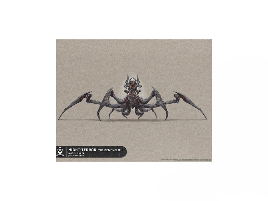 NIGHT TERROR: Demonolith Concept Art Print product image (4)