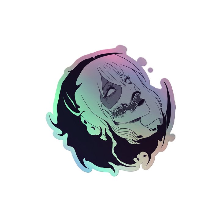 ★Tarot Cult Collection★ Holo Ghoull Head Sticker product image (2)