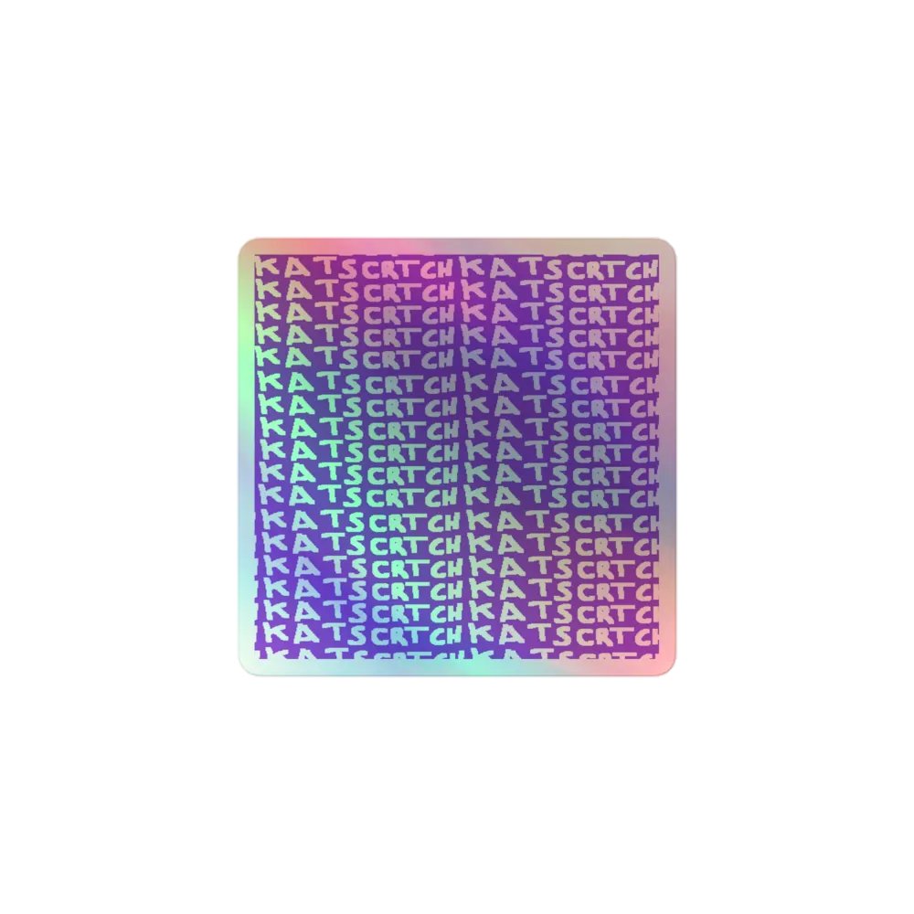 KatScrtch Scattered Holo Sticker product image (1)
