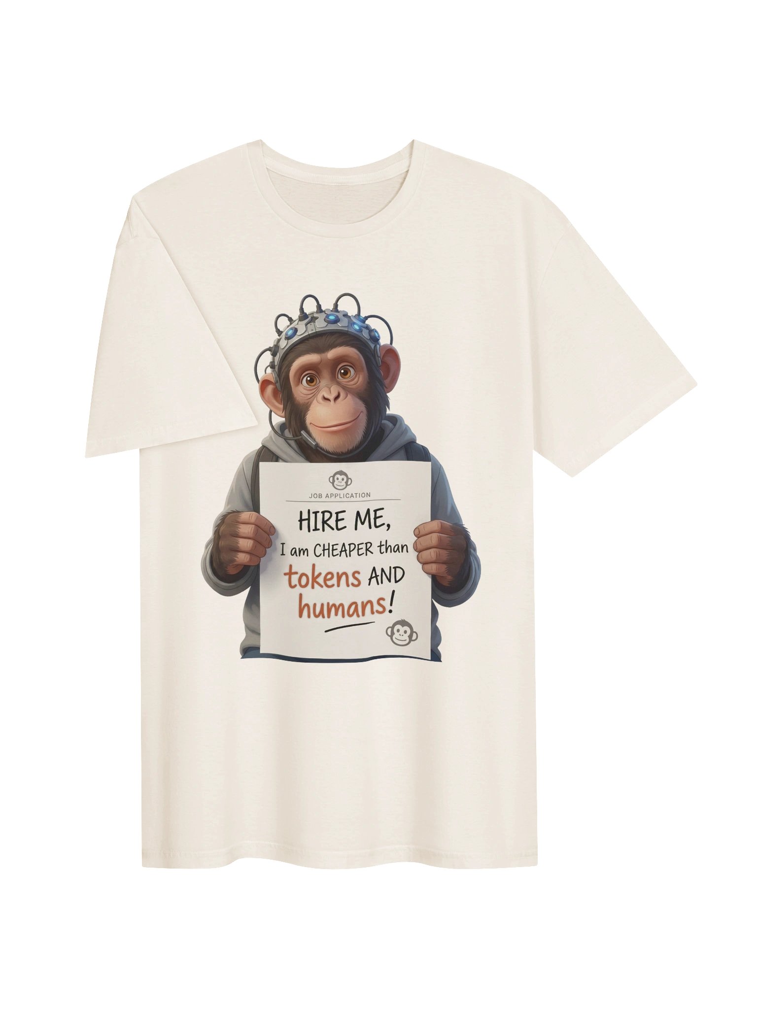 Hire Me Monkey | Future of Work AI Meme Shirt product image (123)