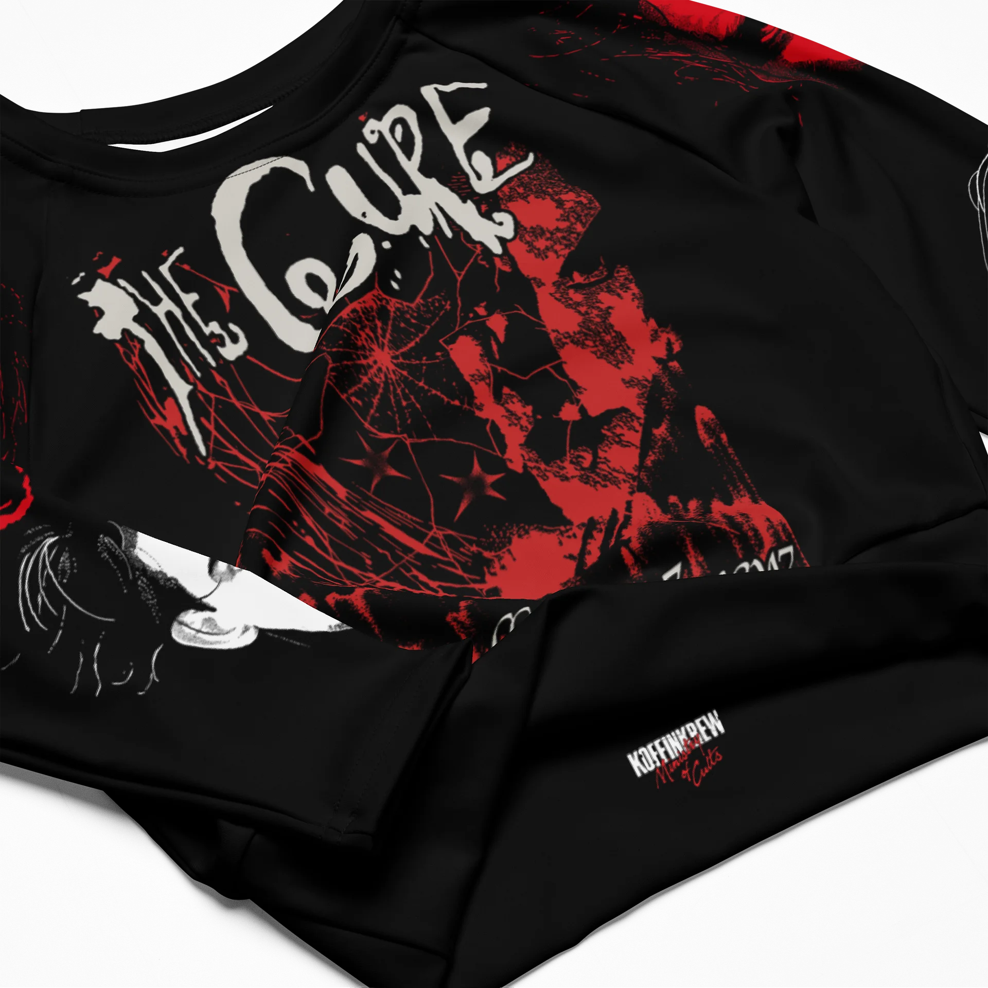 The Cure Retro L/S Crop Top product image (3)