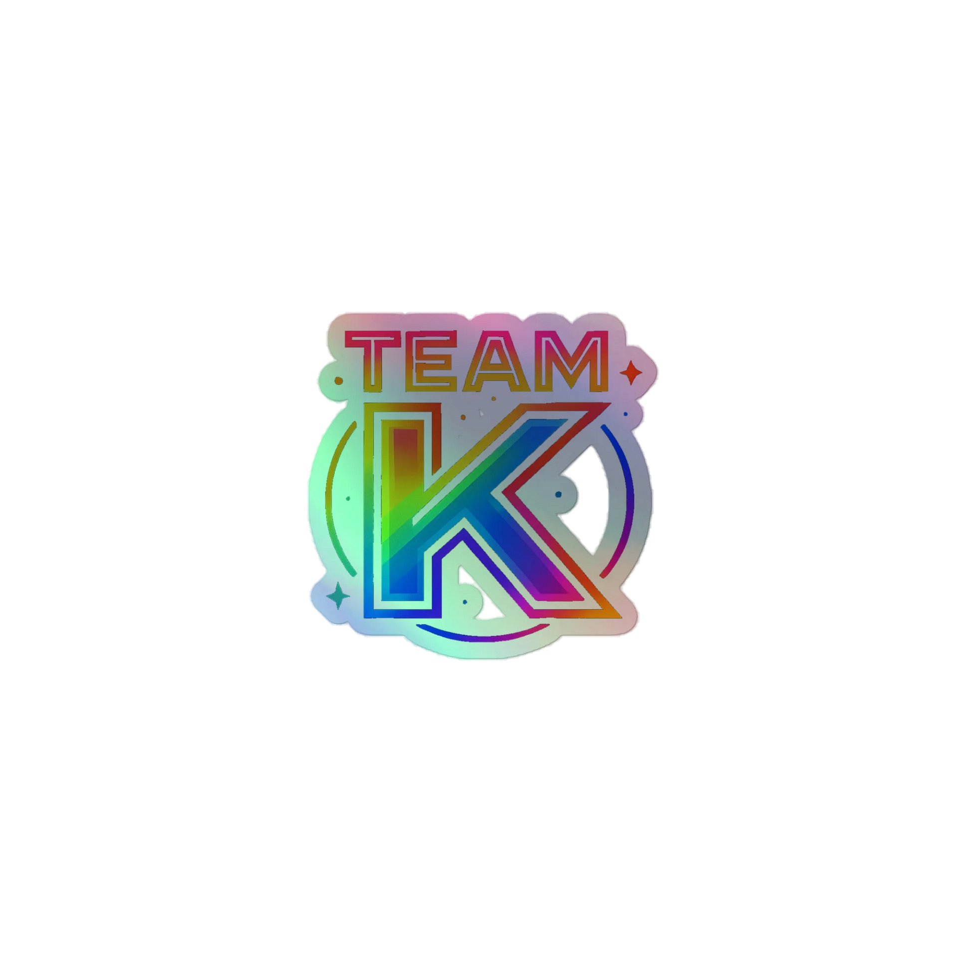 TEAM K Pride 1 HOLOGRAPHIC" STICKERS product image (1)