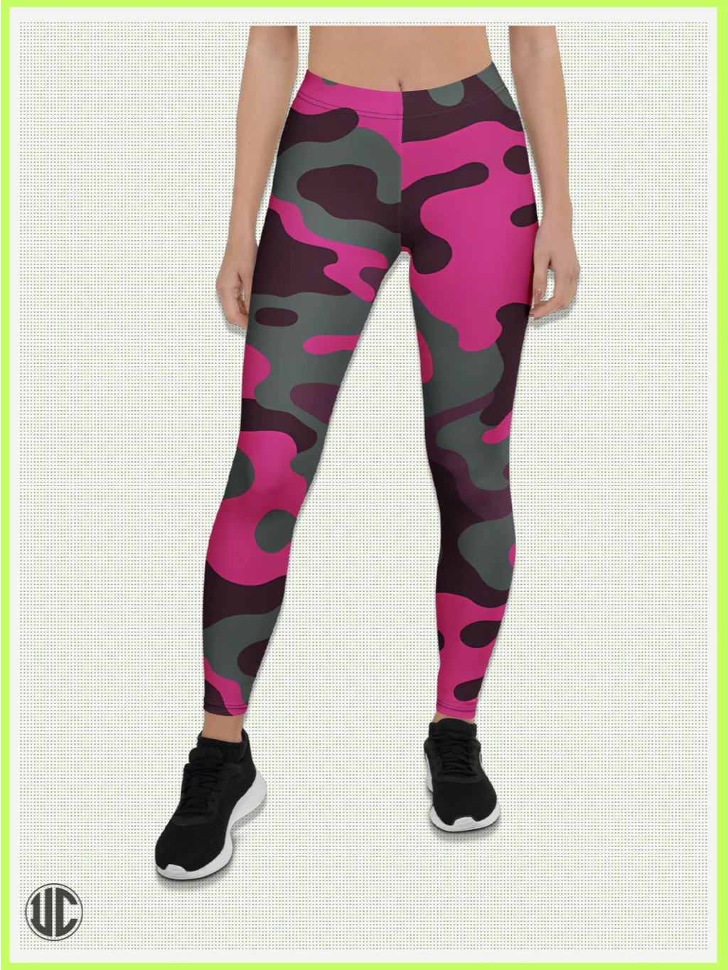 Savage Woodland Pink Camo – Women’s Leggings product image (1)