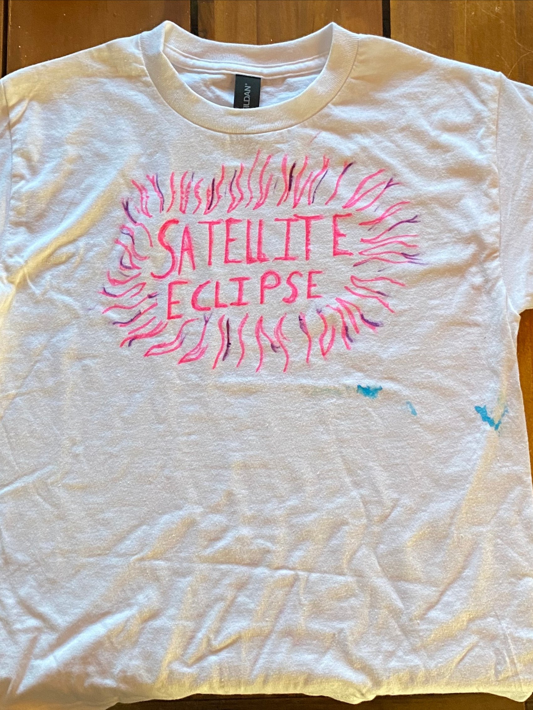 Hand Painted TEE - Satellite Eclipse 004 product image (1)