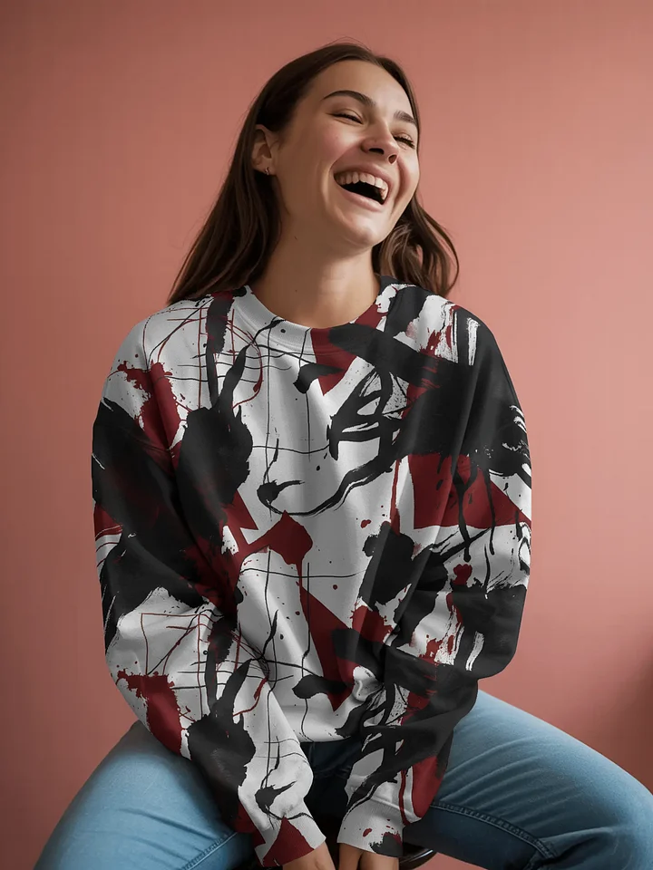 Eco-Chic Unisex All-Over Print Sweatshirt product image (2)