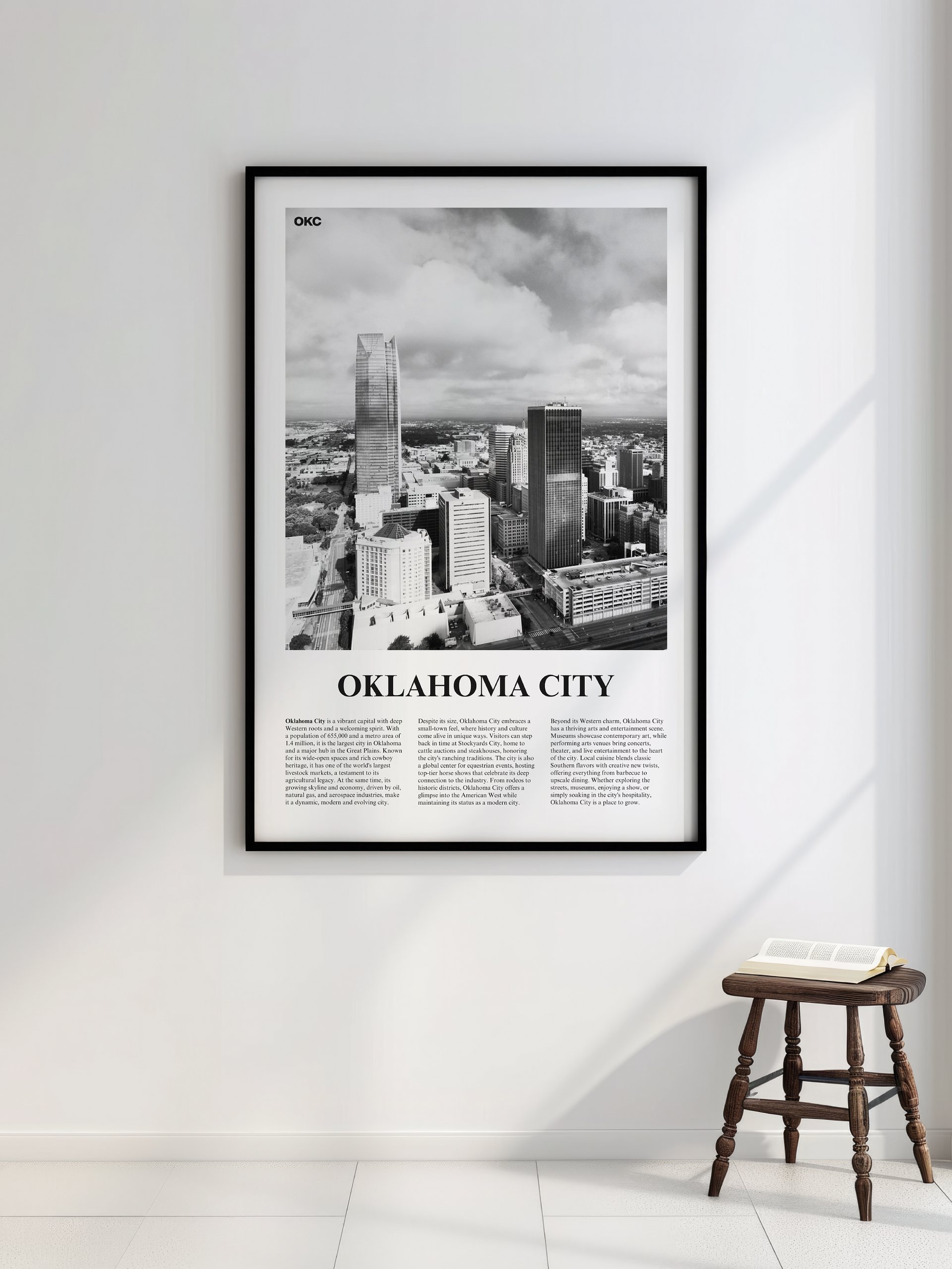 Oklahoma City 01 Newspaper Poster product image (2)