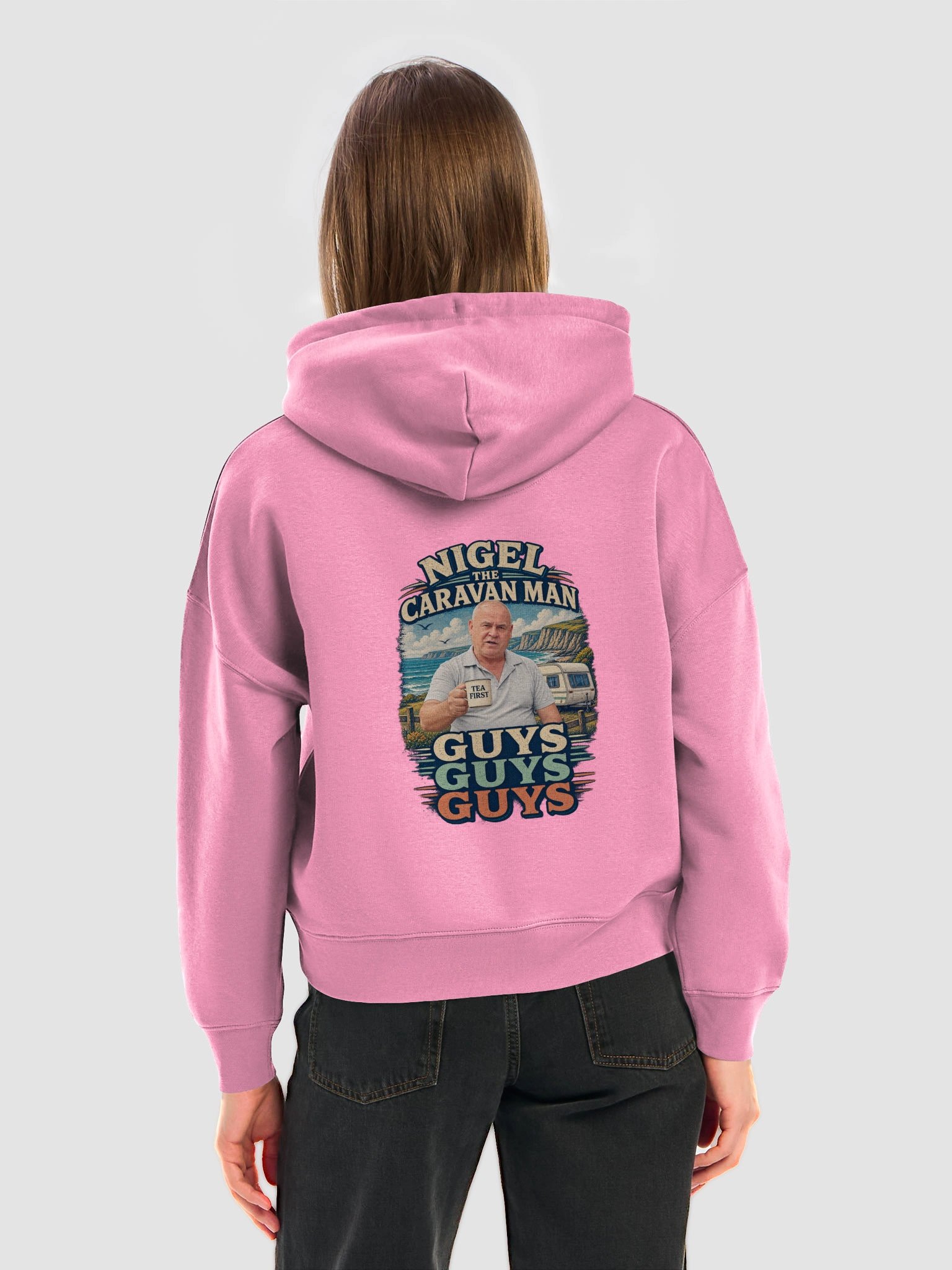 Guys Guys Guys | Women’s Pink Hoodie product image (6)