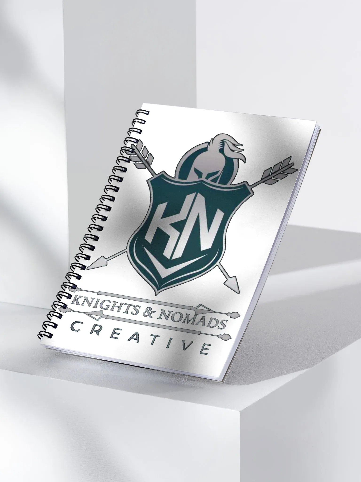 Knightly Crest Spiral Notebook product image (1)