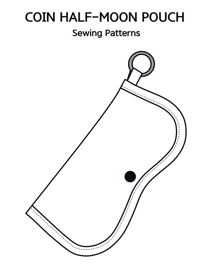 [PDF] Glasses Case DIY full size print PDF file product image (1)