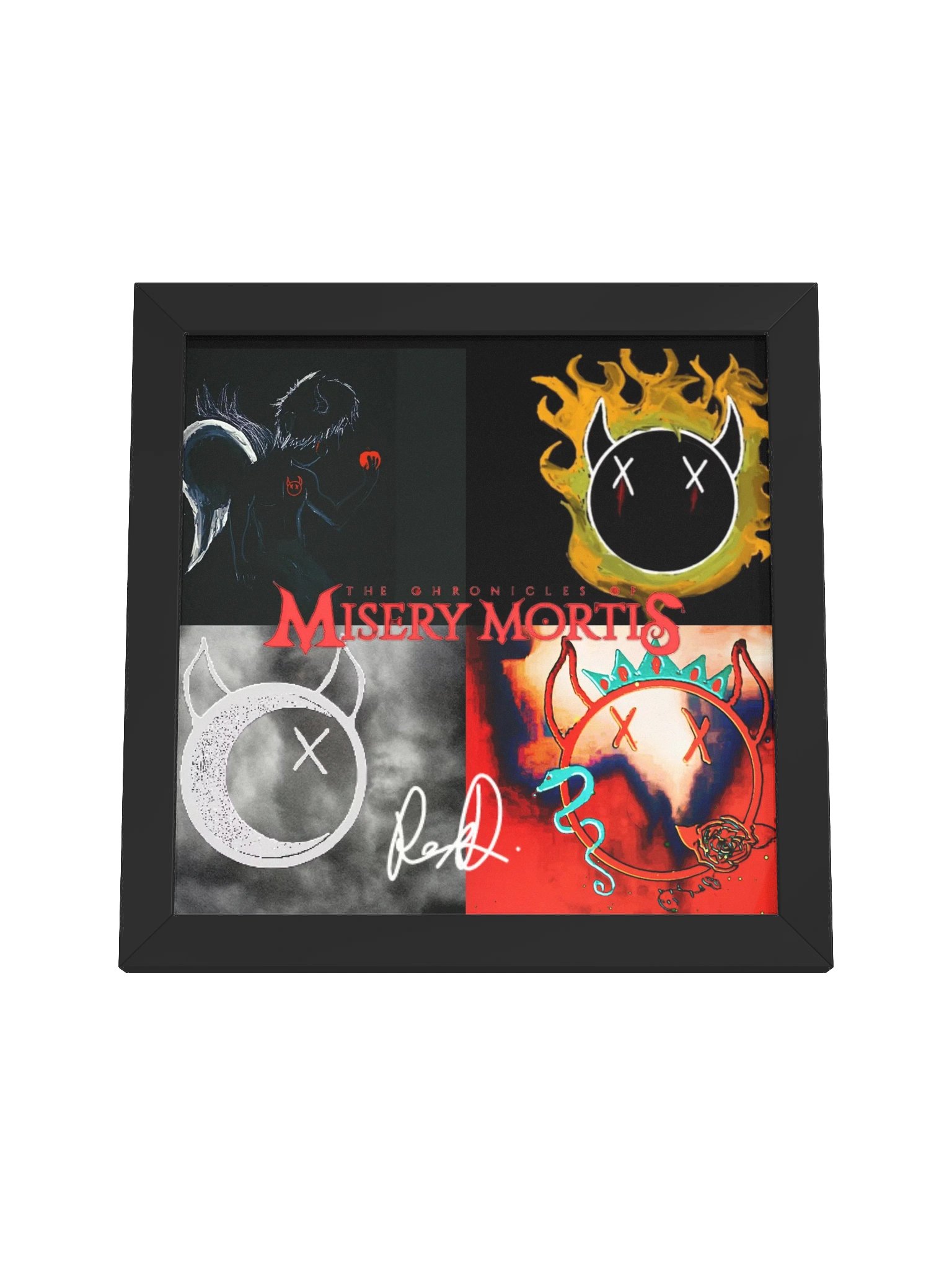"The Chronicles Of Misery Mortis" Autographed Artwork Poster and Frame product image (4)
