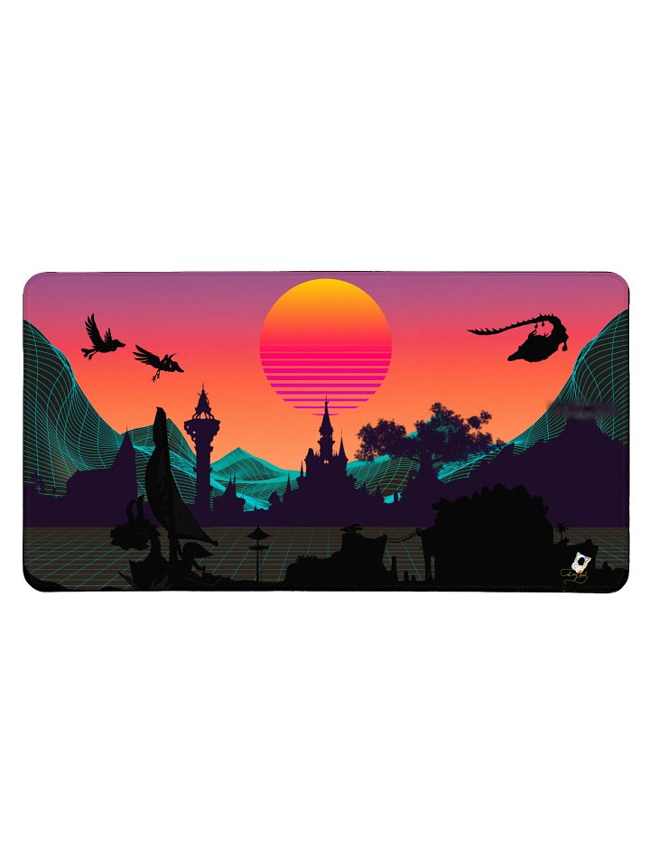 TLOZ Sinthwave Desk Mat XL product image (1)