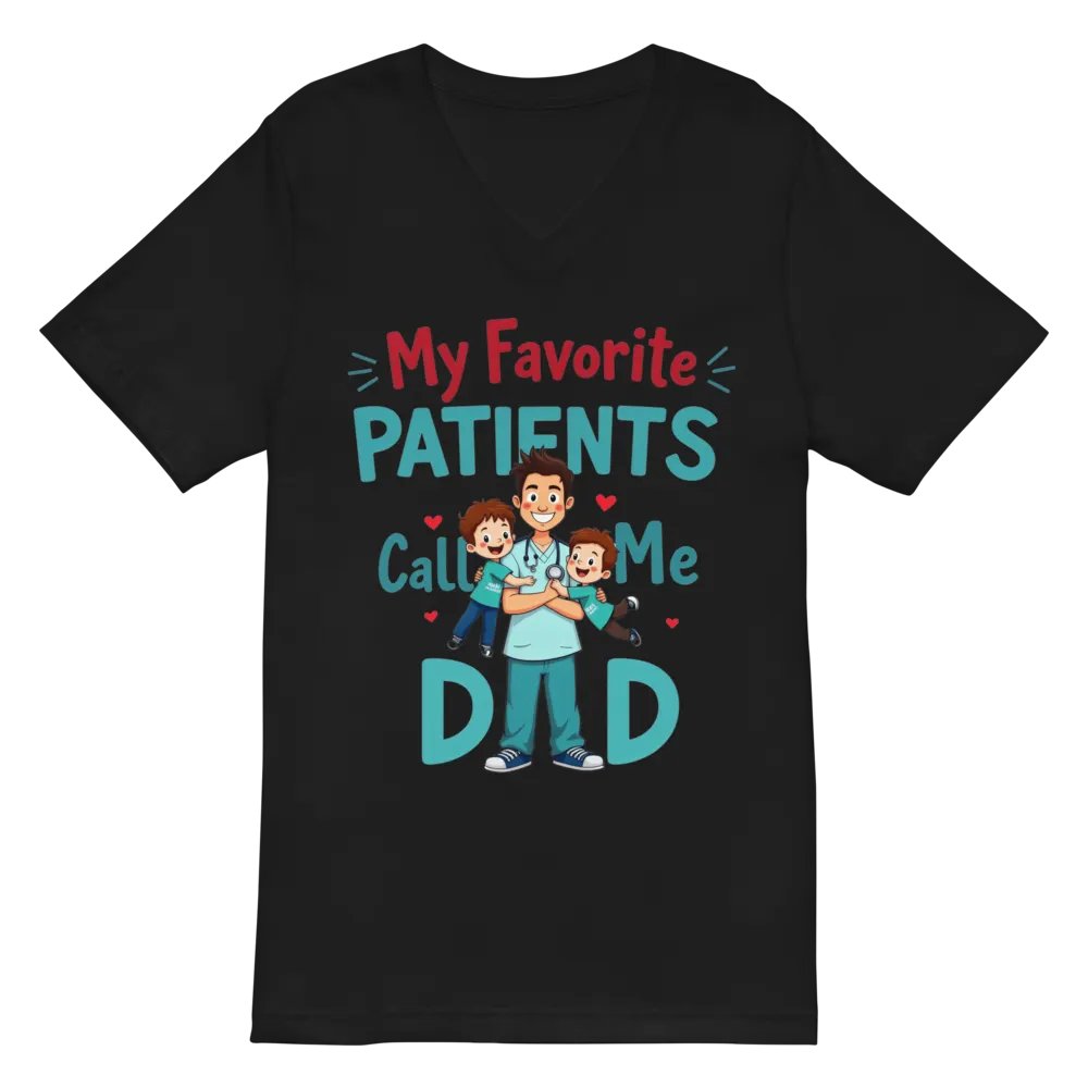Dad Doctor Love v-neck Tee product image (3)