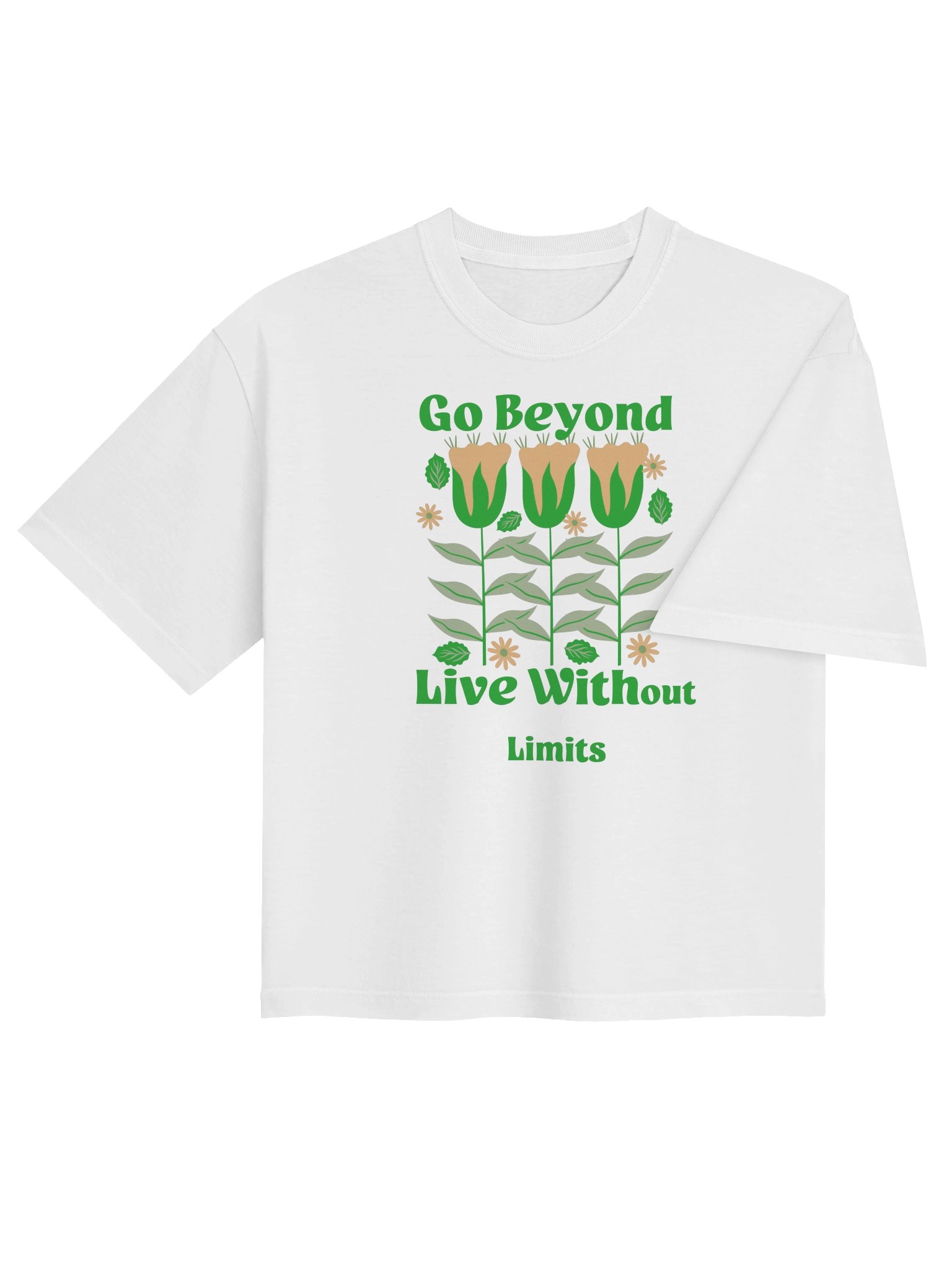 Go Beyond Limitless Floral Boxy Tee product image (22)
