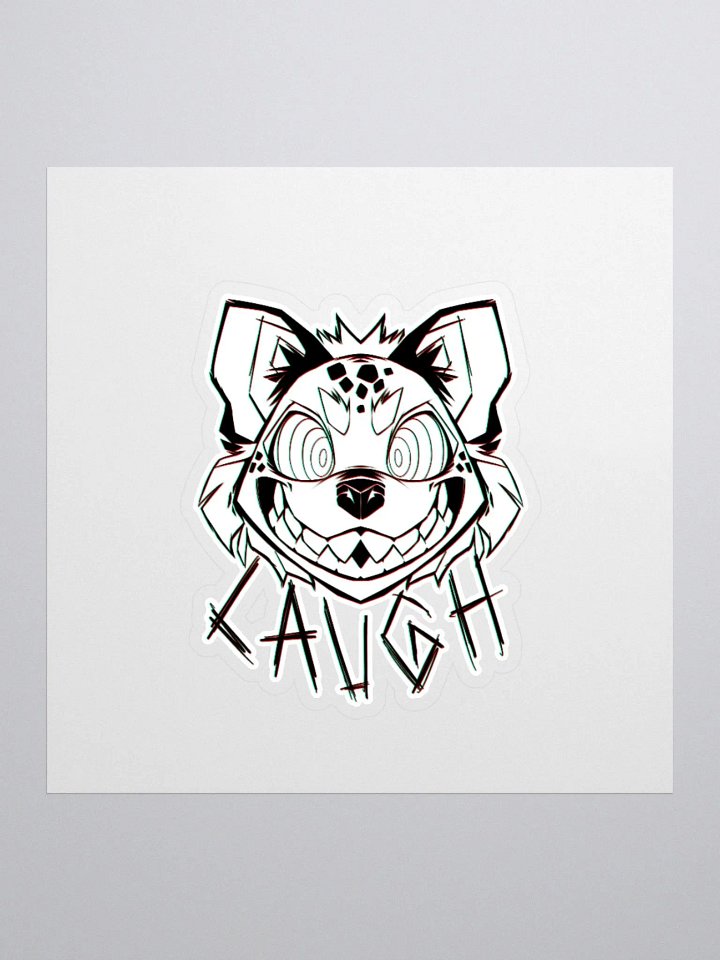 LAUGH Hyena Sticker product image (1)