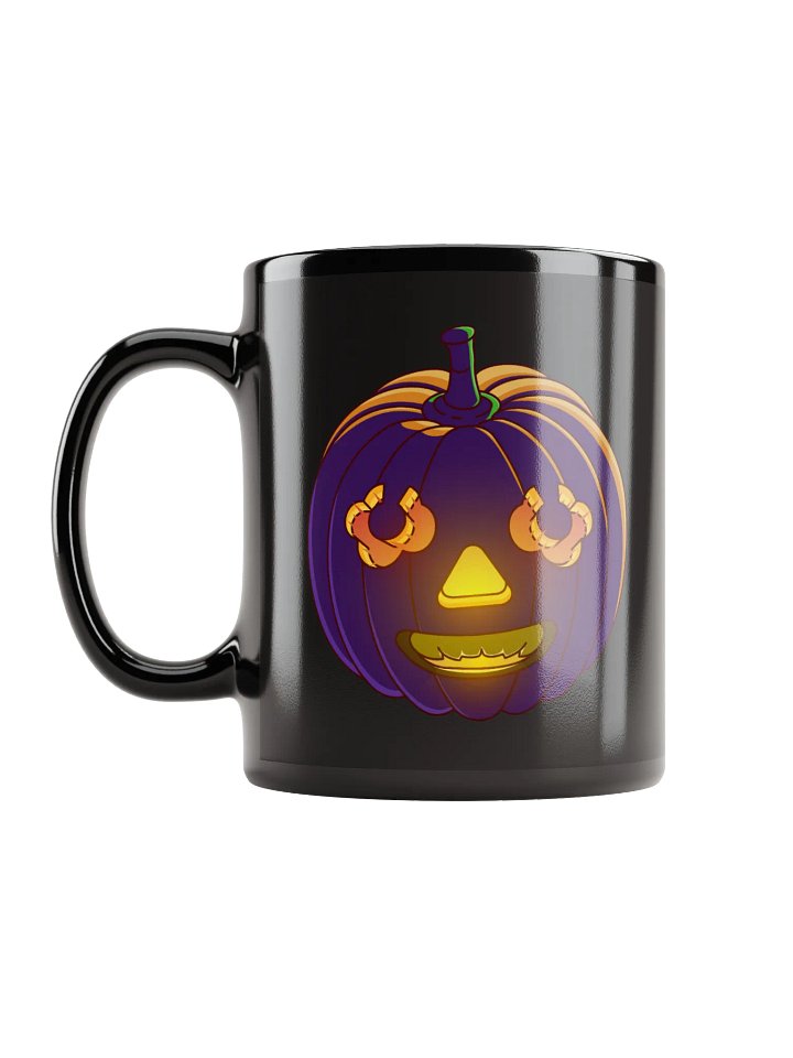 Flame pumpkin - Black mug product image (2)