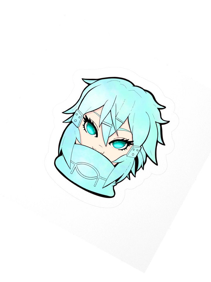 Sinon Headshot Sticker product image (6)