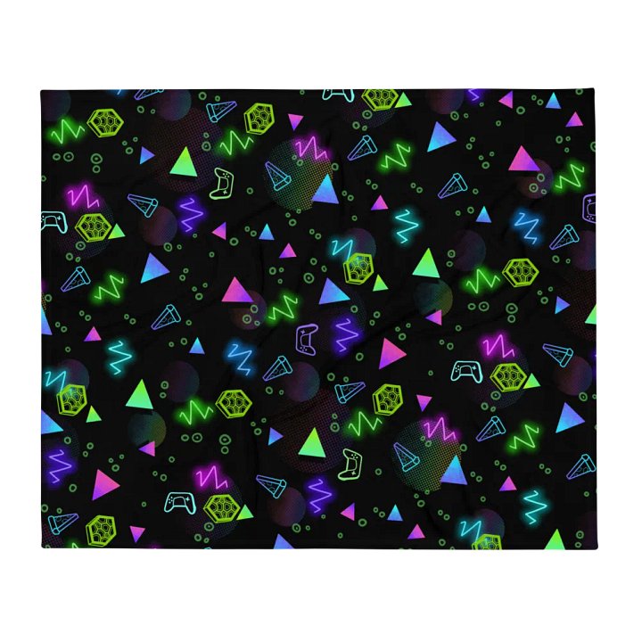 90s Arcade Vibes - Throw Blanket product image (1)