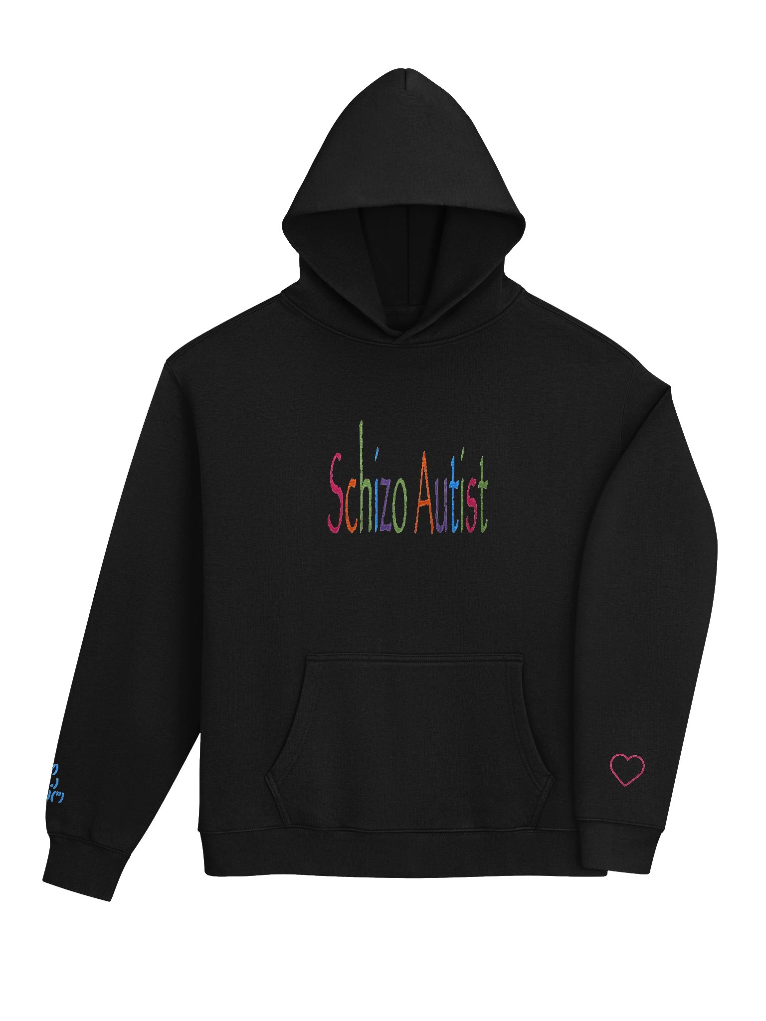 schizo autist hoodie product image (4)