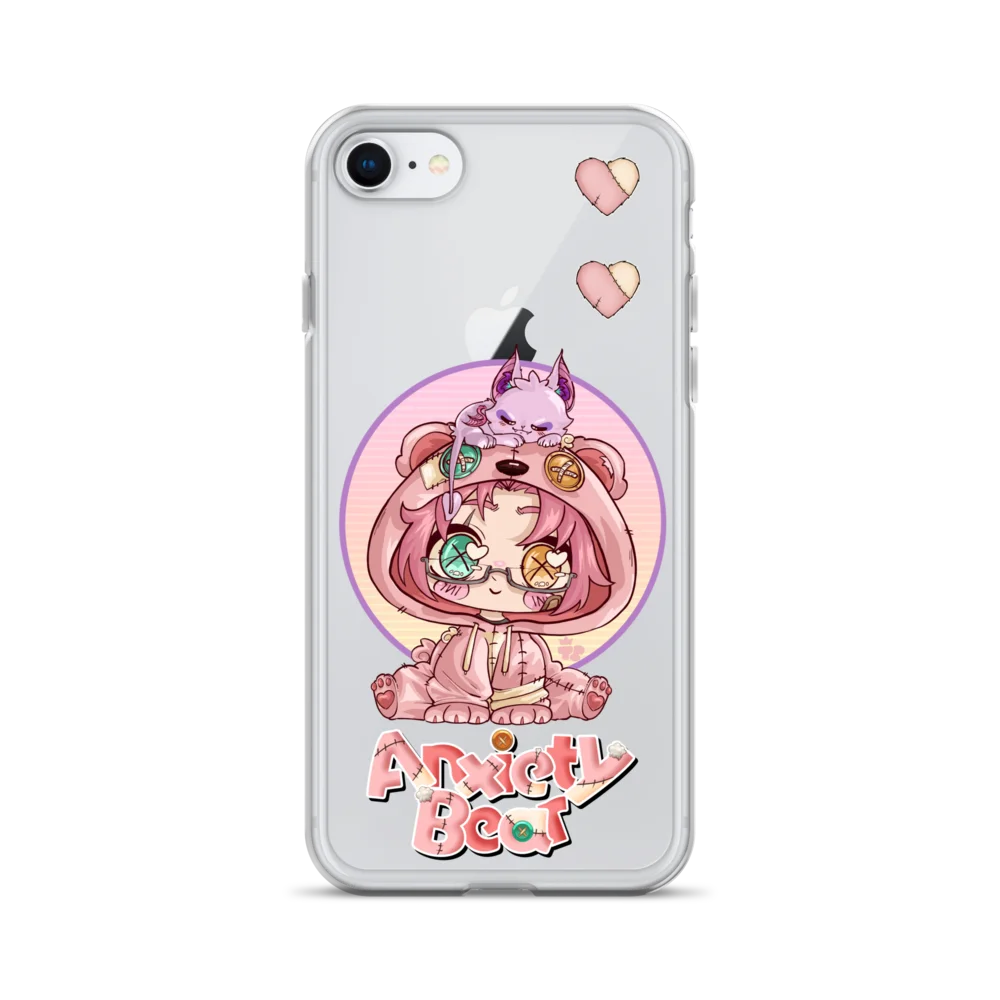 Anxiety Bear Chibi Human iPhone Case product image (28)