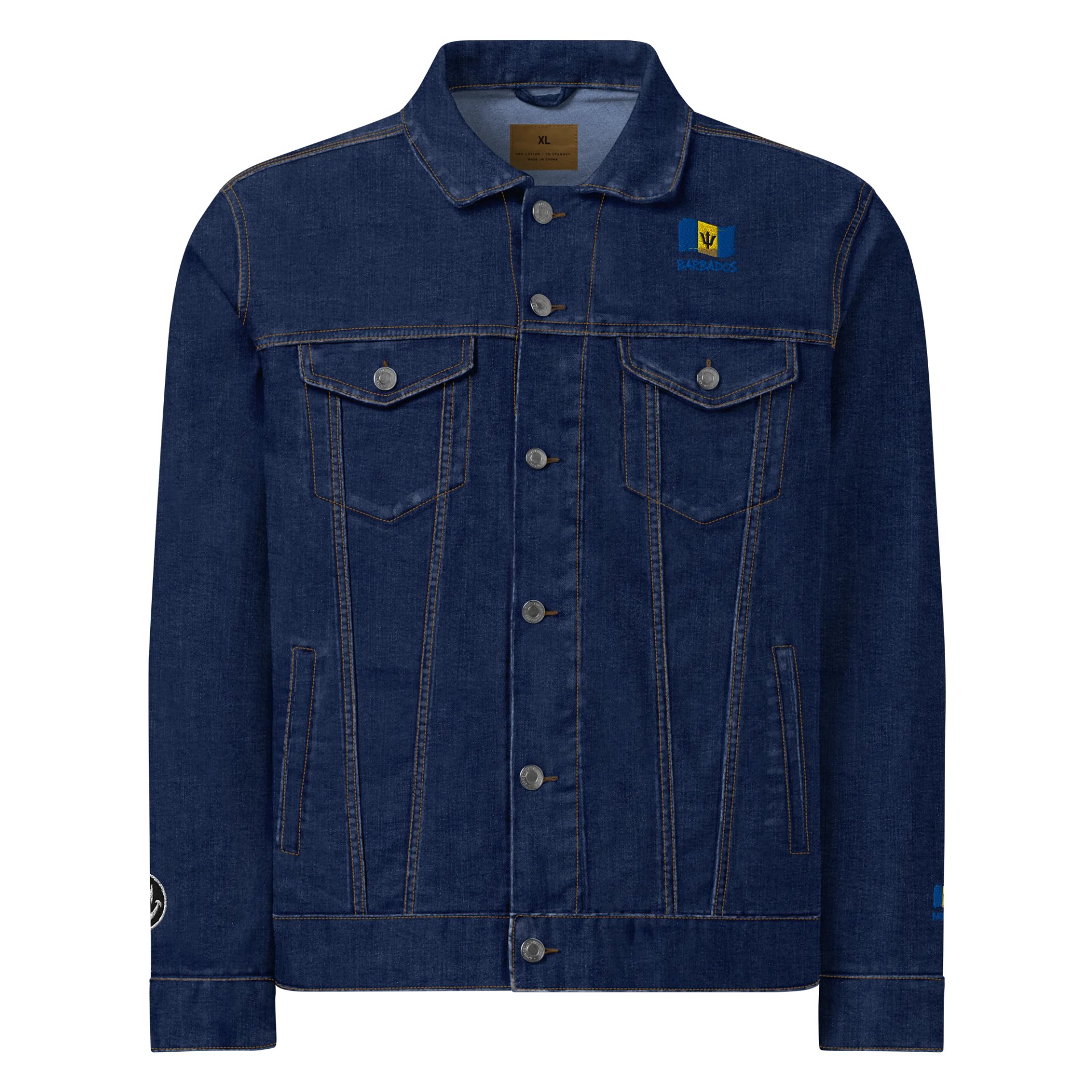 Trident Flag Barbados Denim Jacket product image (5)