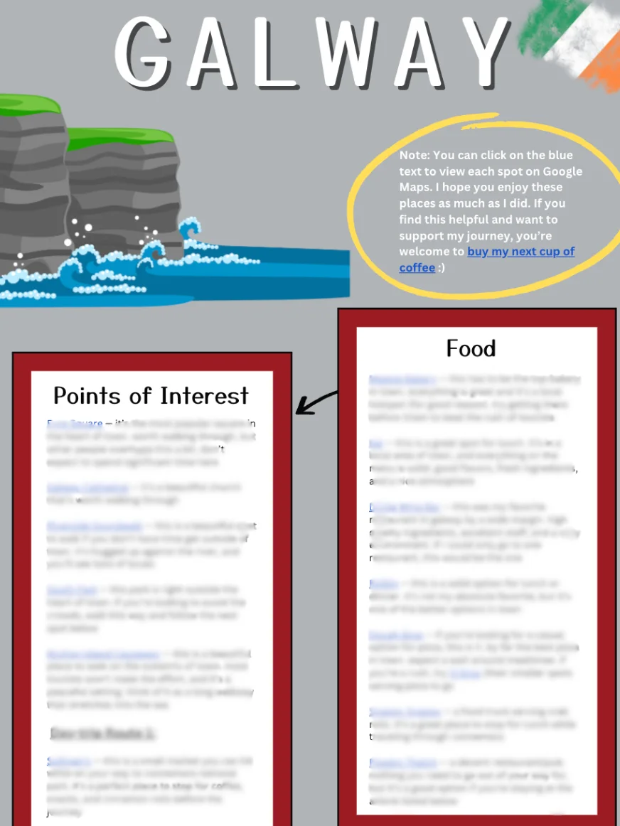 Galway Guide + Recommendations product image (1)