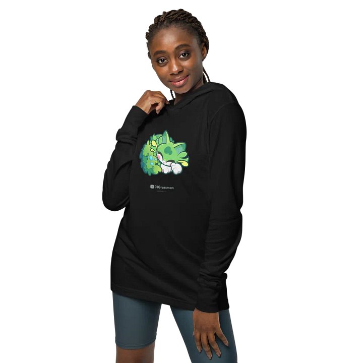 Sleeping Chloe • Unisex Hooded Long Sleeve Tee product image (2)