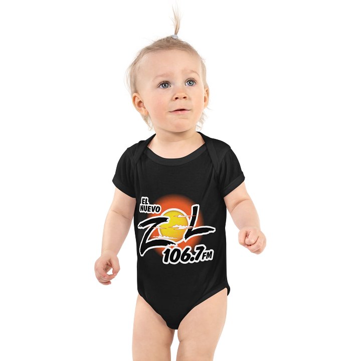 El Zol 106.7 Rabbit Skins Baby Short Sleeve Bodysuit product image (1)