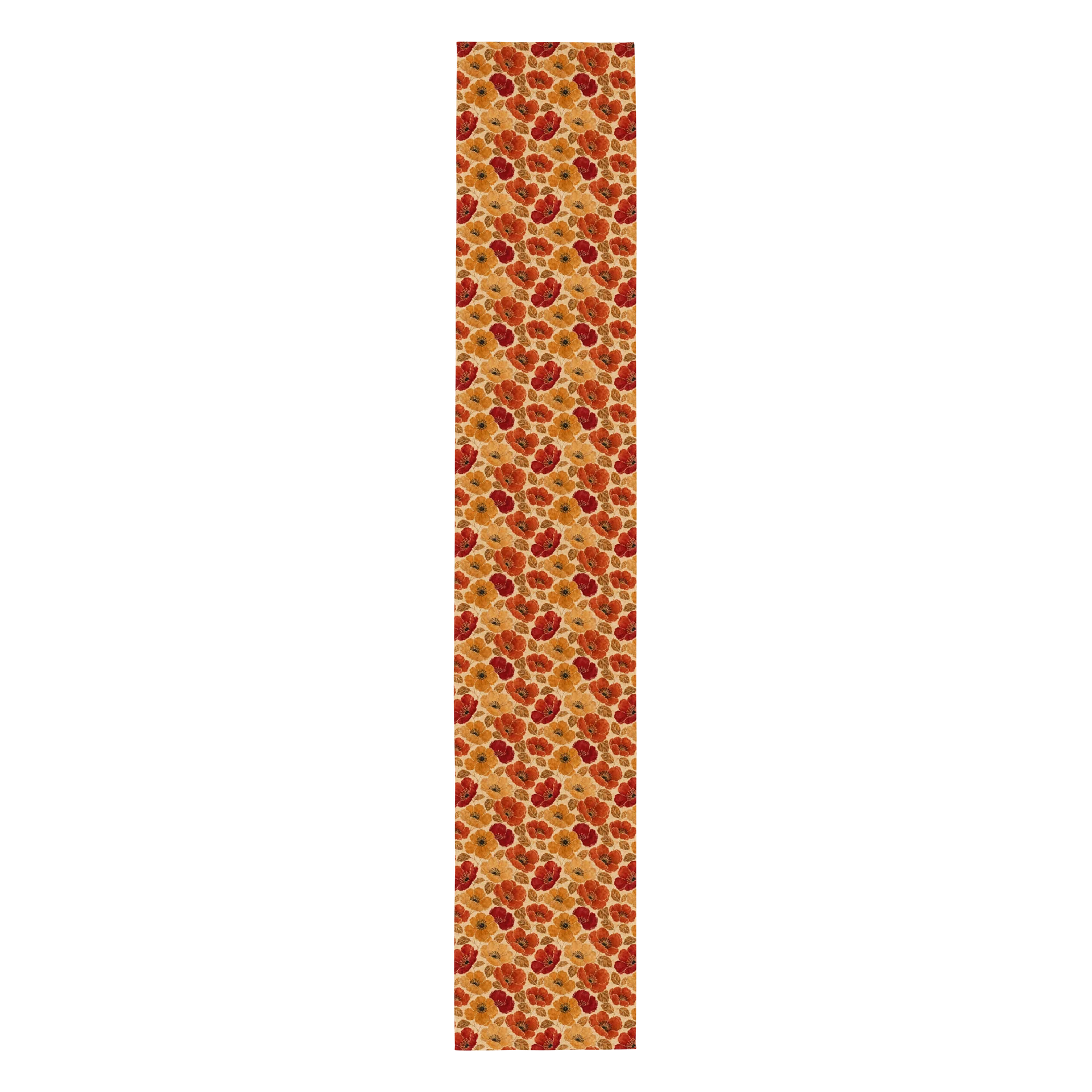 Red and Gold Poppies - Table Runner product image (4)