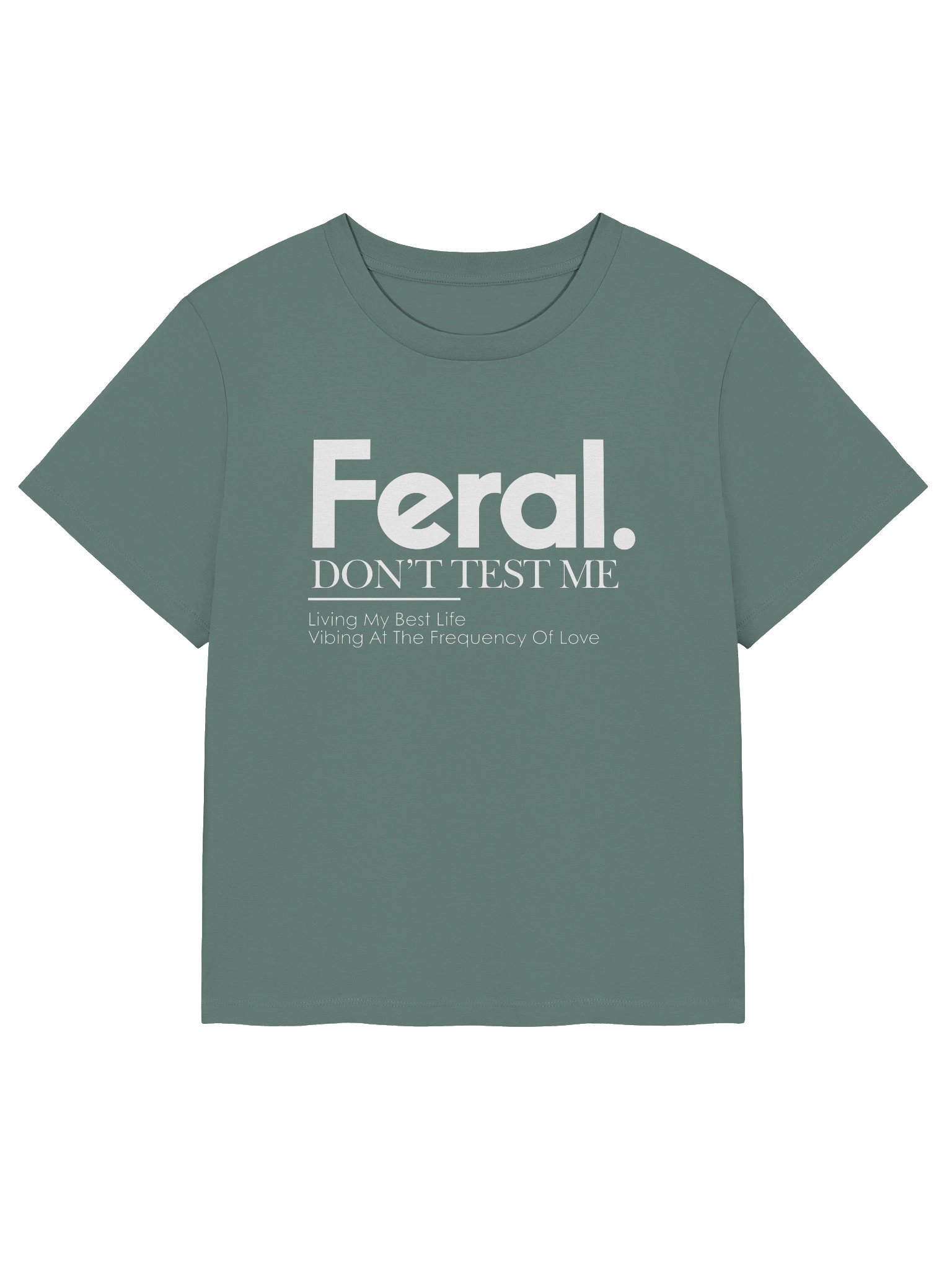 Feral — Vibing at the Frequency of Love --Women's Organic Tee product image (17)