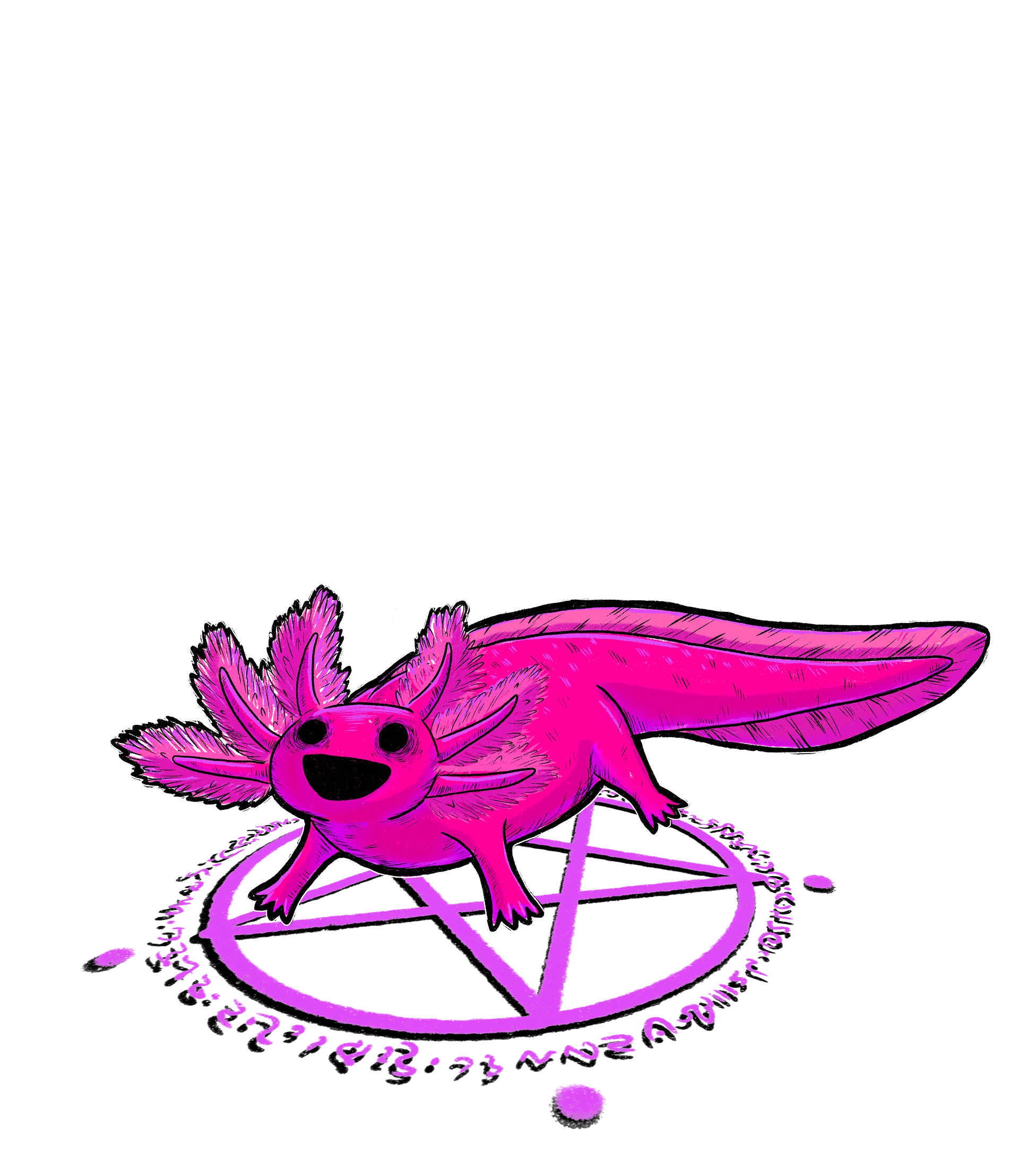 Satanic axolotl product image (1)