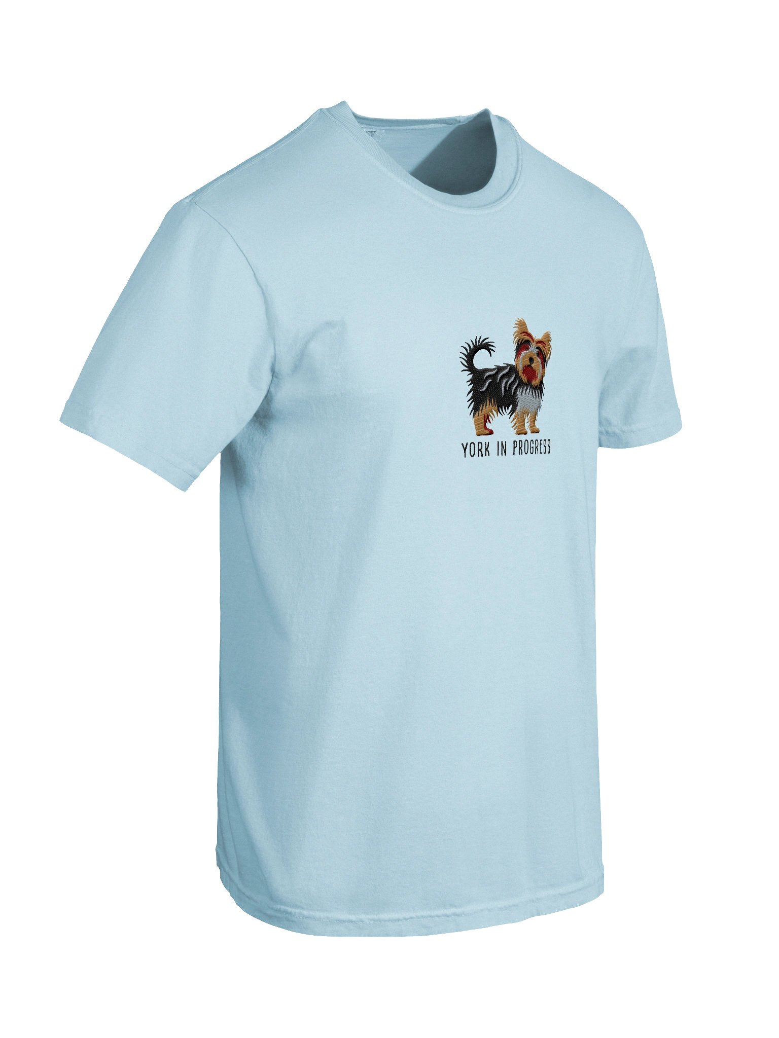 York in Progress T-Shirt(Embroidered) of a Yorkshire Terrier product image (11)