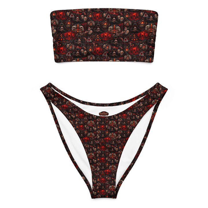 Ethereal Symmetry Bandeau Bikini Set product image (1)